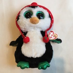 Beanie Boos Freeze the Penguin Ty plush 6" X-mas